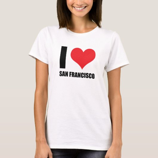 T-shirt J'aime San Francisco (Devant)