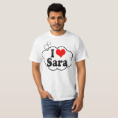 T-shirt J'aime Sara (Devant entier)