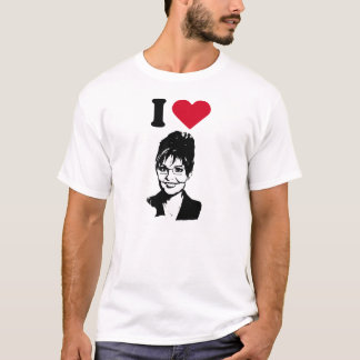 T-shirt J'aime Sarah Palin
