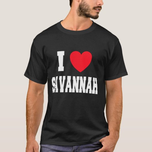 T-shirt J'aime Savannah (Devant)