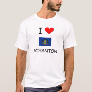 T-shirt J'aime Scranton Pennsylvanie
