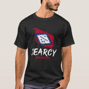 T-shirt J'aime Searcy Arkansas Splatter Voyage Souvenir