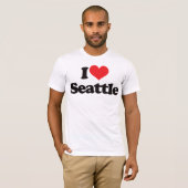 T-shirt J'aime Seattle (Devant entier)