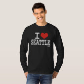 T-shirt J'aime Seattle (Devant entier)