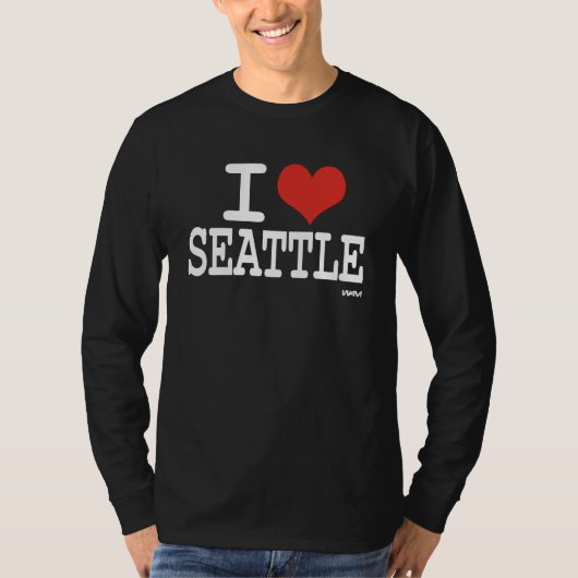 T-shirt J'aime Seattle (Devant)