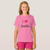 T-shirt J'aime Seattle (Devant entier)