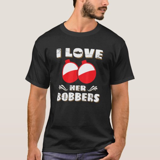 T-shirt J'Aime Ses Bobbers Pêcheur (Devant)