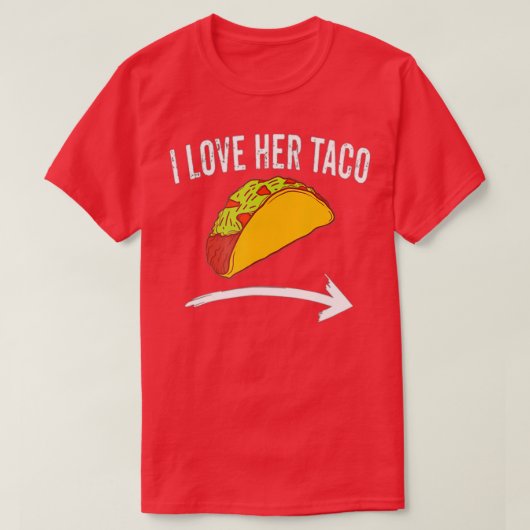 T-shirt J'aime ses couples de Taco Cinco De Mayo s sale (Design devant)