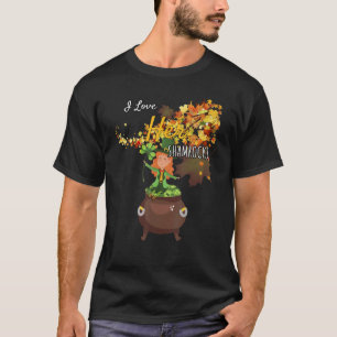T-shirt J'aime ses Shamrocks Jour de la St Patrick Humour