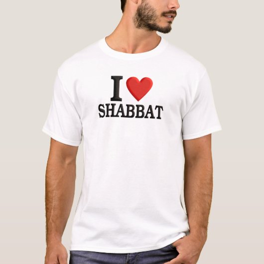 T-shirt J'aime Shabbat (Devant)