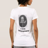 T-shirt J'aime Shakespeare (Dos)
