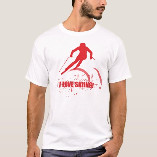 T-shirt J'aime skier ! (Devant)