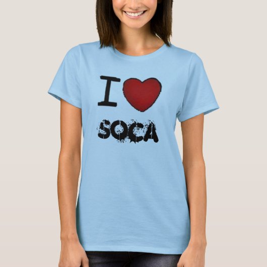 T-shirt J'aime SOCA (Devant)