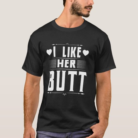 T-shirt J'aime son amour de Butt (Devant)