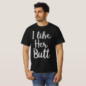 T-shirt j'aime son cul (Devant entier)