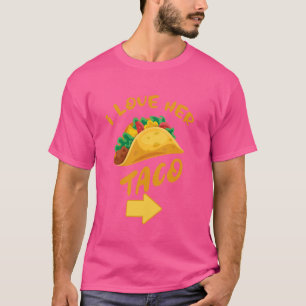 T-shirt J'Aime Son Taco Drôle Matching Couple Cinco De May