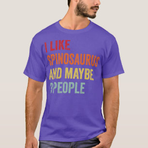 T-shirt J'Aime Spinosaurus Peut-Être 3 Personnes Spinosaur