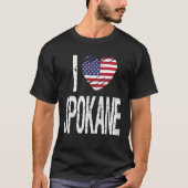 T-shirt J'aime Spokane (Devant)