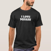T-shirt J'Aime Squash Sport Jeu My Squash (Devant)