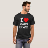 T-shirt J'aime Staten Island (Devant entier)