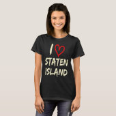 T-shirt J'aime Staten Island (Devant entier)