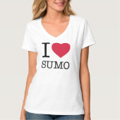 T-SHIRT J'AIME SUMO (Devant)