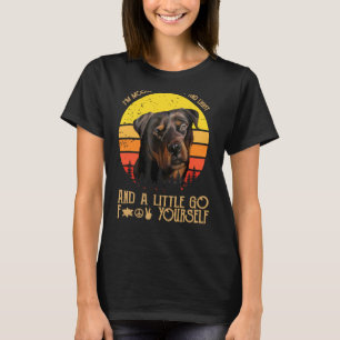 T-shirt J'Aime Surtout La Paix Et La Lumière Un Peu Go Rot