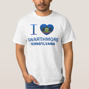 T-shirt J'aime Swarthmore, PA