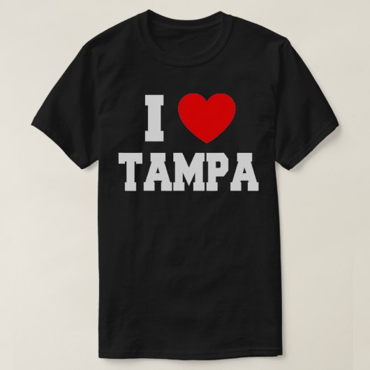 T-shirt J'aime Tampa (Design devant)
