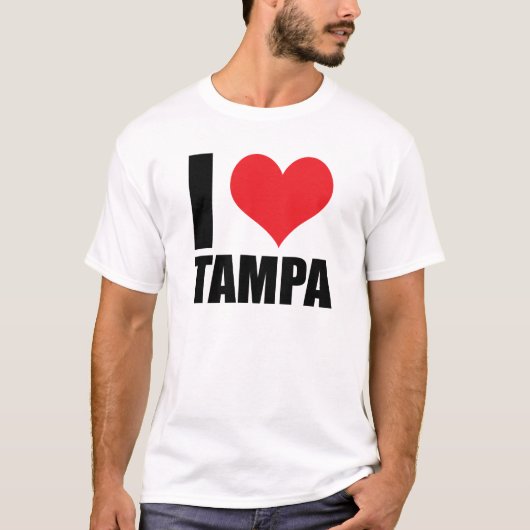 T-shirt J'aime Tampa (Devant)