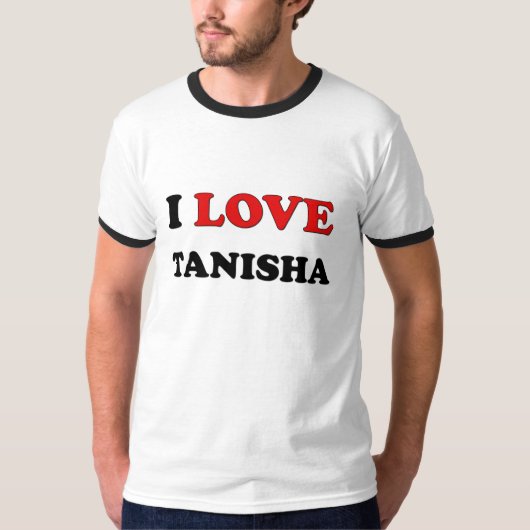 T-shirt J'aime Tanisha (Devant)