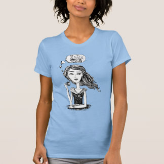 T-shirt J'Aime Tea Ink Dessiner Girl