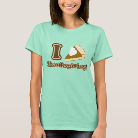 T-shirt J'aime Thanksgiving (Devant)