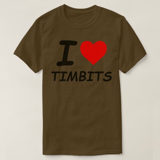 T-shirt J'aime Tim Bits (Design devant)
