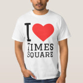 T-shirt J'aime Times Carré (Devant)