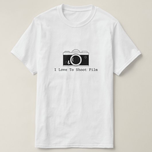 T-shirt J'aime tirer le film (Design devant)