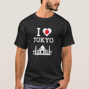 T-shirt J'aime Tokyo Farce Repère Indien Drôle Blague