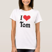 T-shirt J'aime Tom (Devant)