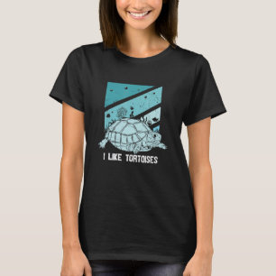 T-shirt J'aime Tortues Tortoise Sea Animal