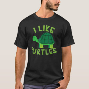 T-shirt J'aime Tortues Tortoise Sea Animal