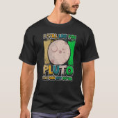 T-shirt J'Aime Toujours Vous Pluton Style Rétro Space Scie (Devant)