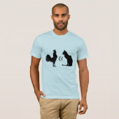 T-shirt J'aime tous les deux (Devant entier)