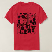 T-shirt J'aime tous les instruments de musique (Design devant)