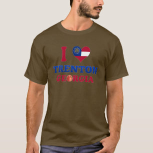 T-shirt J'aime Trenton, la Géorgie