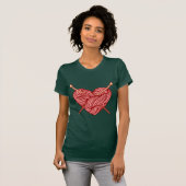 T-shirt J'aime tricoter (Devant entier)