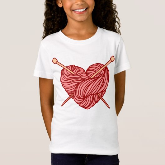 T-Shirt J'aime tricoter (Devant)