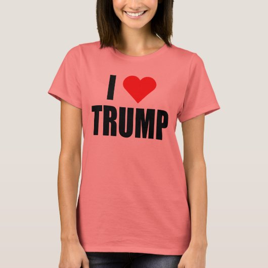 T-SHIRT "J'AIME TRUMP" (Devant)