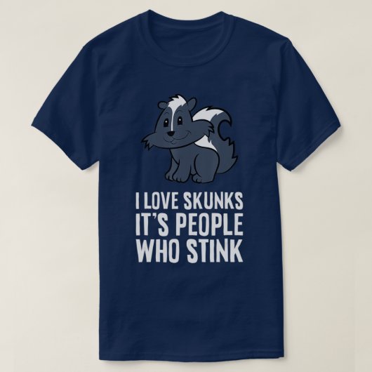 T-shirt J'Aime Tue Ses Gens Qui Puent (Design devant)