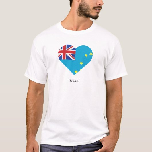 T-shirt J'aime Tuvalu (Devant)