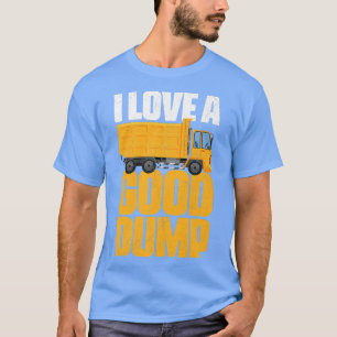 T-shirt J'Aime Un Bon Poubelle Garbage Man Trucker Garbage